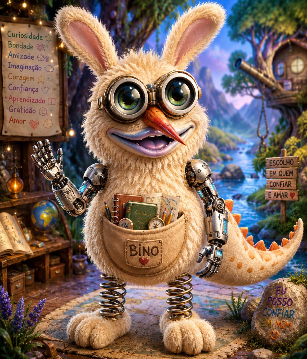 Mascote Quiproco Ilustrado